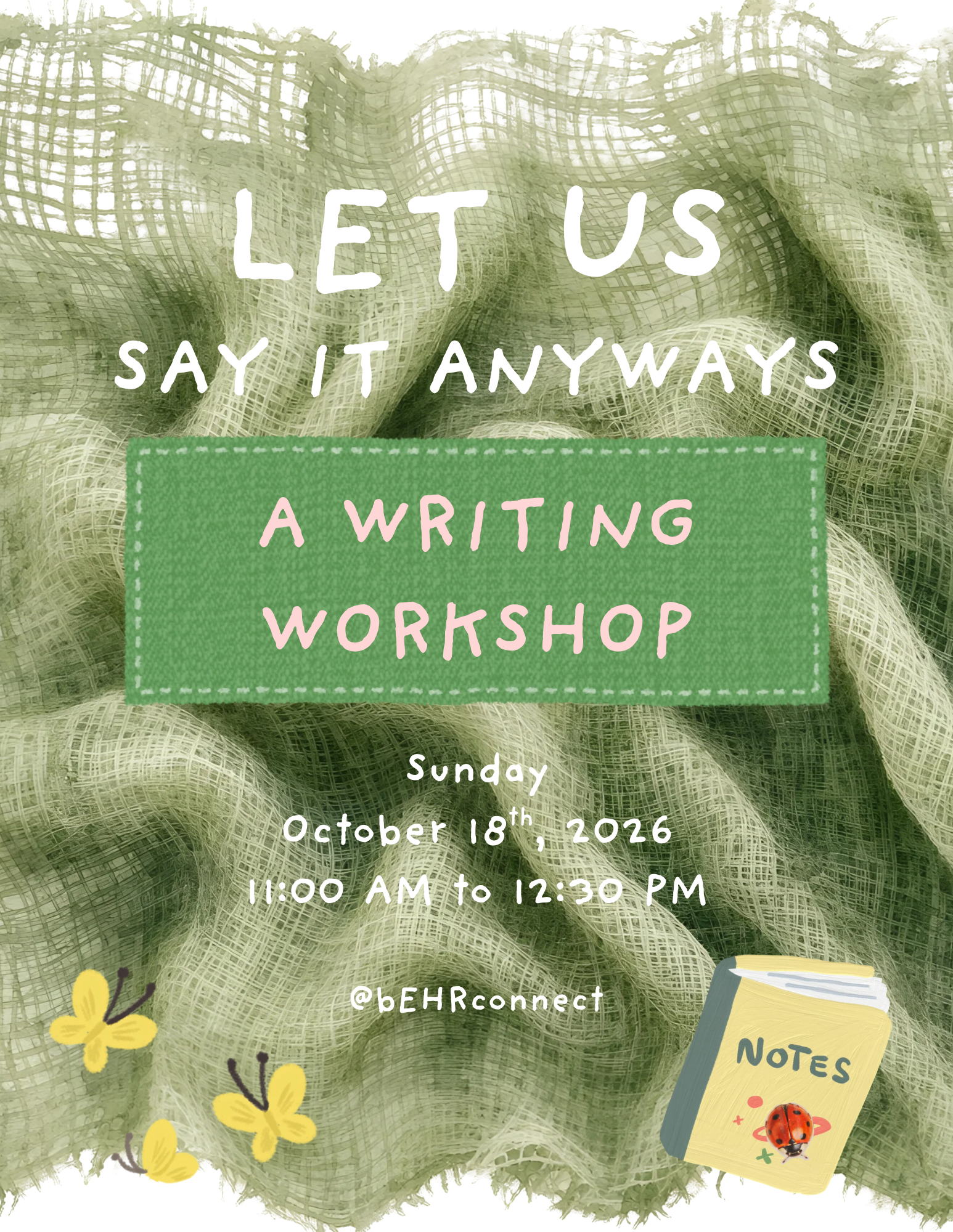 Say It Anyways — bEHR Health event in bEHRconnect — 2509 Bayou Road, New Orleans, LA 70119