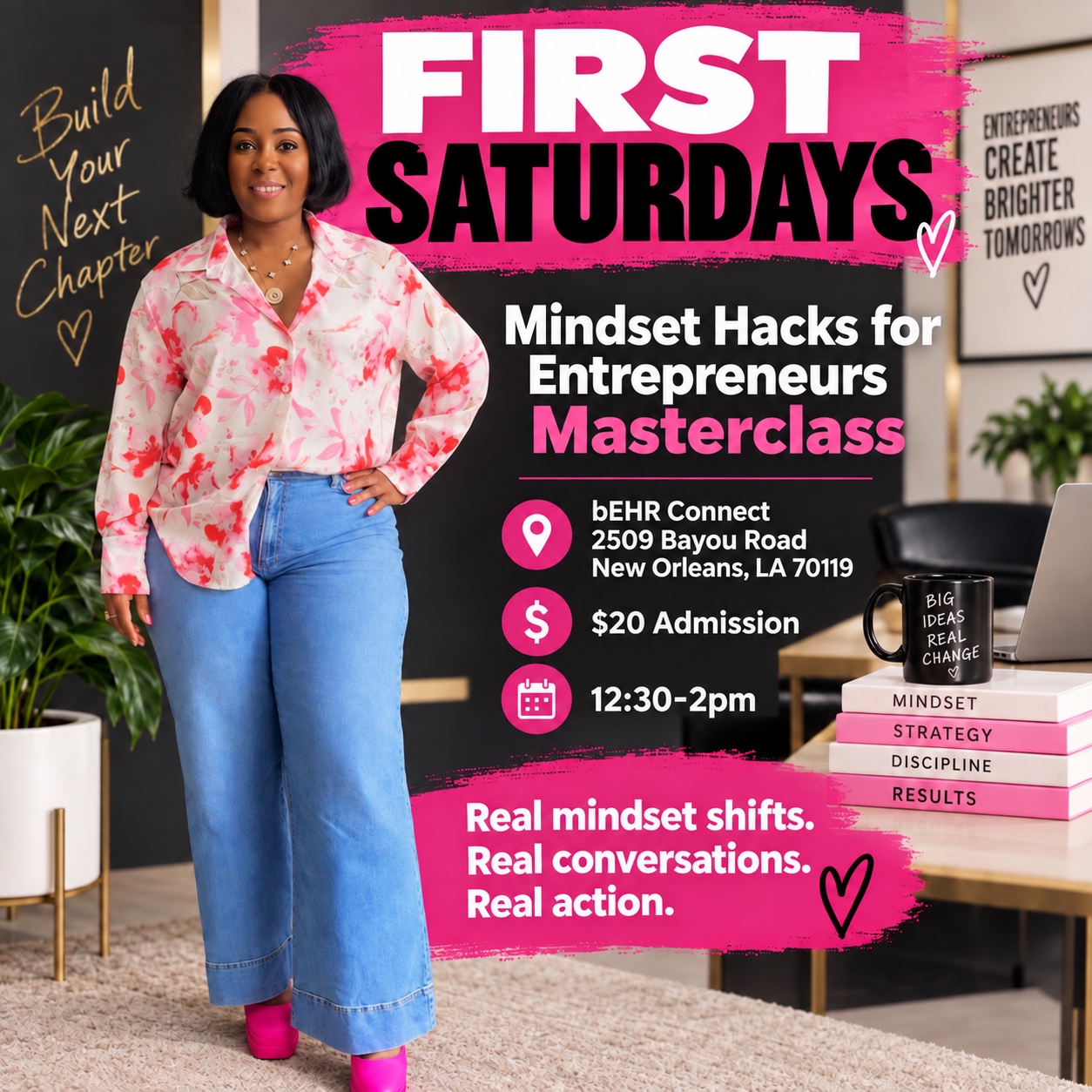 Mindset Hacks for Entrepreneurs — bEHR Health event in bEHRconnect — 2509 Bayou Road, New Orleans, LA 70119