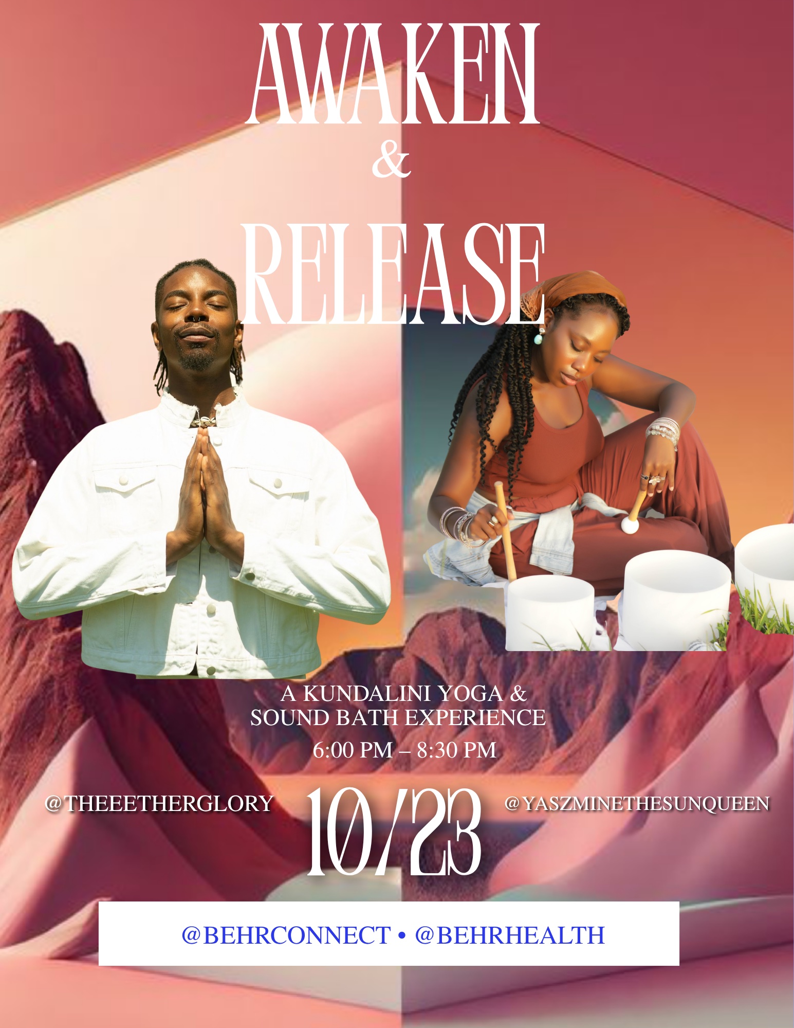 Awaken & Release (Yoga & Sound Bath) — bEHR Health event in bEHRconnect — 2509 Bayou Road, New Orleans, LA 70119